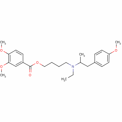 MebeverineStructure,3625-06-7Structure Mebeverine Structure,3625-06-7Structure