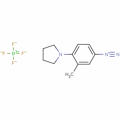 3-Methyl-4-(1-pyrrolidinyl)benzenediazonium tetrafluoroborateStructure,36422-95-4Structure 3-Methyl-4-(1-pyrrolidinyl)benzenediazonium tetrafluoroborate Structure,36422-95-4Structure