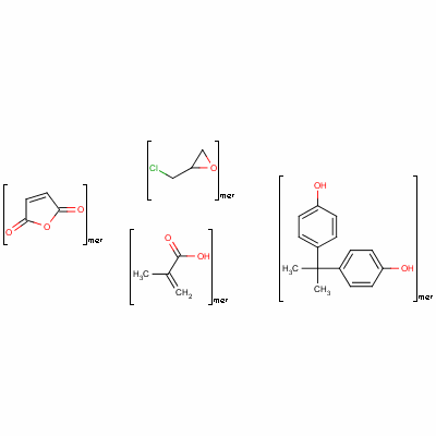 2-Methyl-2-propenoic acid polymer with (chloromethyl)oxirane 2,5-furandione and 4,4-(1-methylethylidene)bisphenolStructure,36425-16-8Structure 2-Methyl-2-propenoic acid polymer with (chloromethyl)oxirane 2,5-furandione and 4,4-(1-methylethylidene)bisphenol Structure,36425-16-8Structure