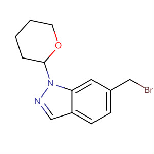 1H-Indazole, 6-(bromomethyl)-1-(tetrahydro-2H-pyran-2-yl)-Structure,368426-64-6Structure 1H-Indazole, 6-(bromomethyl)-1-(tetrahydro-2H-pyran-2-yl)- Structure,368426-64-6Structure