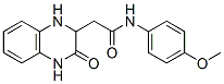 N-(4-甲氧基苯基)-2-(3-氧代-1,2,3,4-四氫喹噁啉-2-基)乙酰胺結(jié)構(gòu)式_36932-44-2結(jié)構(gòu)式