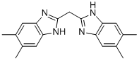 2,2-Methylenebis(5,6-dimethylbenzimidazole)Structure,3708-68-7Structure 2,2-Methylenebis(5,6-dimethylbenzimidazole) Structure,3708-68-7Structure