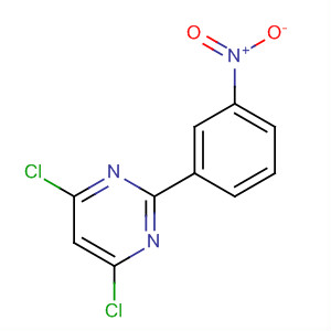 2-(3-Nitrophenyl)-4,6-dichloropyrimidineStructure,3740-91-8Structure 2-(3-Nitrophenyl)-4,6-dichloropyrimidine Structure,3740-91-8Structure