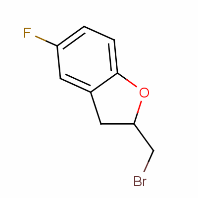 2-(溴甲基)-5-氟-2,3-二氫苯并呋喃結構式_37603-11-5結構式