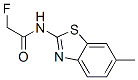 Acetamide, 2-fluoro-n-(6-methyl-2-benzothiazolyl)-(9ci)Structure,37968-25-5Structure Acetamide, 2-fluoro-n-(6-methyl-2-benzothiazolyl)-(9ci) Structure,37968-25-5Structure
