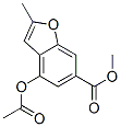 6-Benzofurancarboxylic acid, 4-(acetyloxy)-2-methyl-, methyl esterStructure,37978-61-3Structure 6-Benzofurancarboxylic acid, 4-(acetyloxy)-2-methyl-, methyl ester Structure,37978-61-3Structure