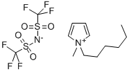 1-Hexyl-1-methylpyrrolidinium bis(trifluoromethylsulfonyl)imideStructure,380497-19-8Structure 1-Hexyl-1-methylpyrrolidinium bis(trifluoromethylsulfonyl)imide Structure,380497-19-8Structure