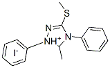 5-Methyl-3-(methylthio)-1,4-diphenyl-1H-1,2,4-triazolium iodideStructure,38054-60-3Structure 5-Methyl-3-(methylthio)-1,4-diphenyl-1H-1,2,4-triazolium iodide Structure,38054-60-3Structure