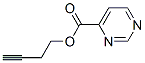 3-Butyn-1-yl 4-pyrimidinecarboxylateStructure,380626-82-4Structure 3-Butyn-1-yl 4-pyrimidinecarboxylate Structure,380626-82-4Structure