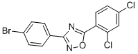 3-(4-Bromophenyl)-5-(2,4-dichlorophenyl)-1,2,4-oxadiazoleStructure,381178-19-4Structure 3-(4-Bromophenyl)-5-(2,4-dichlorophenyl)-1,2,4-oxadiazole Structure,381178-19-4Structure