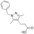 3-(1-Benzyl-3,5-dimethyl-1H-pyrazol-4-yl)-propionic acidStructure,381679-93-2Structure 3-(1-Benzyl-3,5-dimethyl-1H-pyrazol-4-yl)-propionic acid Structure,381679-93-2Structure