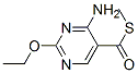 S-methyl 4-amino-2-ethoxy-5-pyrimidinecarbothioateStructure,383160-10-9Structure S-methyl 4-amino-2-ethoxy-5-pyrimidinecarbothioate Structure,383160-10-9Structure