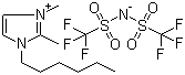 1-己基-2, 3-二甲基咪唑雙三氟甲磺酰亞胺鹽結(jié)構(gòu)式_384347-22-2結(jié)構(gòu)式