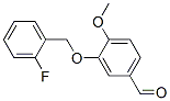 3-[(2-氟芐基)氧基]-4-甲氧基苯甲醛結(jié)構(gòu)式_384857-20-9結(jié)構(gòu)式