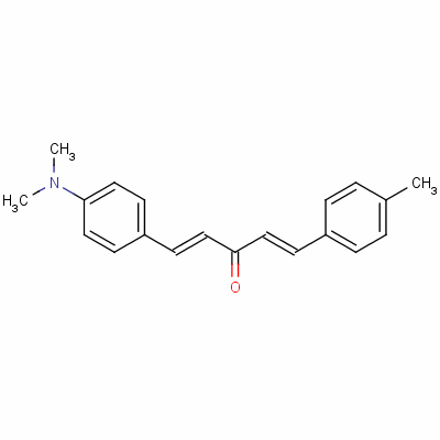 (1E,4e)-1-(4-dimethylaminophenyl)-5-(4-methylphenyl)penta-1,4-dien-3-oneStructure,38552-36-2Structure (1E,4e)-1-(4-dimethylaminophenyl)-5-(4-methylphenyl)penta-1,4-dien-3-one Structure,38552-36-2Structure