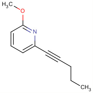 Pyridine,2-methoxy-6-(1-pentynyl)-(9ci)Structure,385825-97-8Structure Pyridine,2-methoxy-6-(1-pentynyl)-(9ci) Structure,385825-97-8Structure