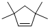 3,3,5,5-TetramethylcyclopenteneStructure,38667-10-6Structure 3,3,5,5-Tetramethylcyclopentene Structure,38667-10-6Structure
