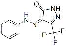 (Z)-4-(2-苯基亞肼基)-3-(三氟甲基)-1H-吡唑-5(4h)-酮結構式_387829-08-5結構式