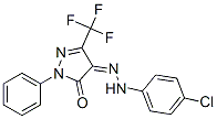 (Z)-4-(2-(4-氯苯基)亞肼基)-1-苯基-3-(三氟甲基)-1H-吡唑-5(4h)-酮結(jié)構(gòu)式_387829-14-3結(jié)構(gòu)式