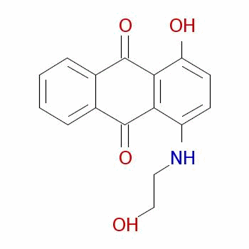 1-羥基-4-[(2-羥基乙基)氨基]蒽醌結(jié)構(gòu)式_38933-95-8結(jié)構(gòu)式