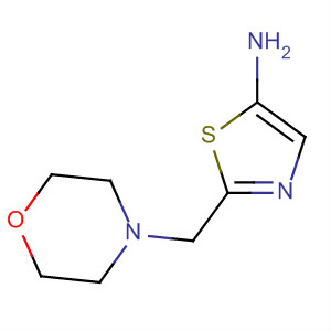 2-(4-嗎啉甲基)-5-噻唑胺結(jié)構(gòu)式_390360-47-1結(jié)構(gòu)式