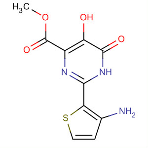 2-(3-氨基-噻吩-2-基)-5,6-二羥基-嘧啶-4-羧酸甲酯結構式_391680-97-0結構式