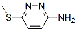 3-Amino-6-(methylthio)pyridazineStructure,39539-67-8Structure 3-Amino-6-(methylthio)pyridazine Structure,39539-67-8Structure