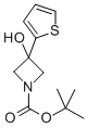 3-Hydroxy-3-thiophen-2-ylazetidine-1-carboxylic acid tert-butyl esterStructure,398489-30-0Structure 3-Hydroxy-3-thiophen-2-ylazetidine-1-carboxylic acid tert-butyl ester Structure,398489-30-0Structure