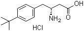 (R)-3-氨基-4-(4-叔丁基苯基)-丁酸鹽酸鹽結(jié)構(gòu)式_401916-47-0結(jié)構(gòu)式
