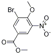 Methyl3-bromo-4-methoxy-5-nitrobenzoateStructure,40258-73-9Structure Methyl3-bromo-4-methoxy-5-nitrobenzoate Structure,40258-73-9Structure