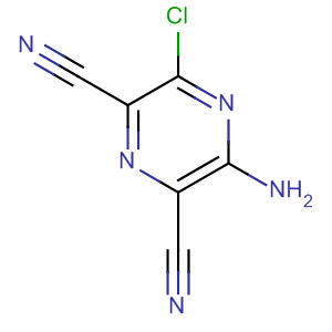 3-Amino-5-chloro-2,6-pyrazinedicarbonitrileStructure,40559-88-4Structure 3-Amino-5-chloro-2,6-pyrazinedicarbonitrile Structure,40559-88-4Structure