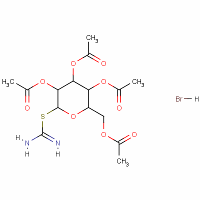 2-(2,3,4,6-Tetra-o-acetyl-beta-d-glucopyranosyl)-2-thiopseudourea hydrobromideStructure,40591-65-9Structure 2-(2,3,4,6-Tetra-o-acetyl-beta-d-glucopyranosyl)-2-thiopseudourea hydrobromide Structure,40591-65-9Structure