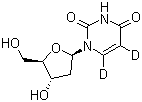 2’-脫氧尿苷-D2結(jié)構(gòu)式_40632-23-3結(jié)構(gòu)式