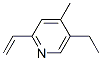 Pyridine, 2-ethenyl-5-ethyl-4-methyl-(9ci)Structure,408317-85-1Structure Pyridine, 2-ethenyl-5-ethyl-4-methyl-(9ci) Structure,408317-85-1Structure