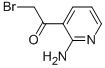 Ethanone, 1-(2-amino-3-pyridinyl)-2-bromo-(9ci)Structure,408326-55-6Structure Ethanone, 1-(2-amino-3-pyridinyl)-2-bromo-(9ci) Structure,408326-55-6Structure
