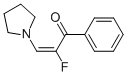 2-Propen-1-one, 2-fluoro-1-phenyl-3-(1-pyrrolidinyl)-(9ci)Structure,41343-09-3Structure 2-Propen-1-one, 2-fluoro-1-phenyl-3-(1-pyrrolidinyl)-(9ci) Structure,41343-09-3Structure