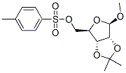 1-甲氧基-2,3-O-異亞丙基-5-O-對甲苯磺?；?beta-D-呋喃核糖苷結(jié)構(gòu)式_4137-56-8結(jié)構(gòu)式