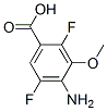 Benzoic acid, 4-amino-2,5-difluoro-3-methoxy-(9ci)Structure,415965-58-1Structure Benzoic acid, 4-amino-2,5-difluoro-3-methoxy-(9ci) Structure,415965-58-1Structure