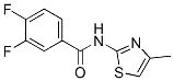 Benzamide, 3,4-difluoro-n-(4-methyl-2-thiazolyl)-(9ci)Structure,418779-61-0Structure Benzamide, 3,4-difluoro-n-(4-methyl-2-thiazolyl)-(9ci) Structure,418779-61-0Structure