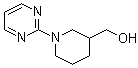 (1-嘧啶-2-基-哌啶-3-基)-甲醇結(jié)構(gòu)式_419557-05-4結(jié)構(gòu)式