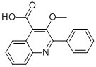 3-Methoxy-2-phenylquinoline-4-carboxylic acidStructure,41957-64-6Structure 3-Methoxy-2-phenylquinoline-4-carboxylic acid Structure,41957-64-6Structure