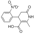 1,4,5,6-Tetrahydro-2-methyl-4-(2-nitrophenyl)-6-oxo-3-pyridinecarboxylic acidStructure,423120-03-0Structure 1,4,5,6-Tetrahydro-2-methyl-4-(2-nitrophenyl)-6-oxo-3-pyridinecarboxylic acid Structure,423120-03-0Structure