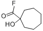 Cycloheptanecarbonyl fluoride, 1-hydroxy-(9ci) Structure,42887-58-1Structure