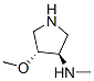 (3r,4r)-(9ci)-4-甲氧基-n-甲基-3-吡咯烷胺結(jié)構(gòu)式_429673-86-9結(jié)構(gòu)式