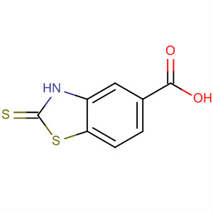 2-疏基-5-苯并噻唑羧酸結(jié)構(gòu)式_43023-31-0結(jié)構(gòu)式