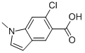 6-Chloro-1-methyl-5-indolecarboxylicacidStructure,431062-03-2Structure 6-Chloro-1-methyl-5-indolecarboxylicacid Structure,431062-03-2Structure