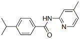 Benzamide, 4-(1-methylethyl)-n-(4-methyl-2-pyridinyl)-(9ci)Structure,433316-03-1Structure Benzamide, 4-(1-methylethyl)-n-(4-methyl-2-pyridinyl)-(9ci) Structure,433316-03-1Structure