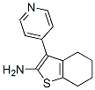 Benzo[b]thiophen-2-amine, 4,5,6,7-tetrahydro-3-(4-pyridinyl)-(9ci) Structure,438252-47-2Structure
