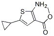 3-Thiophenecarboxylicacid,2-amino-5-cyclopropyl-,methylester(9ci)Structure,439692-97-4Structure 3-Thiophenecarboxylicacid,2-amino-5-cyclopropyl-,methylester(9ci) Structure,439692-97-4Structure