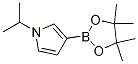 1-(1-甲基乙基)-3-(4,4,5,5-四甲基-1,3,2-二噁硼烷-2-基)-1H-吡咯結構式_439813-84-0結構式